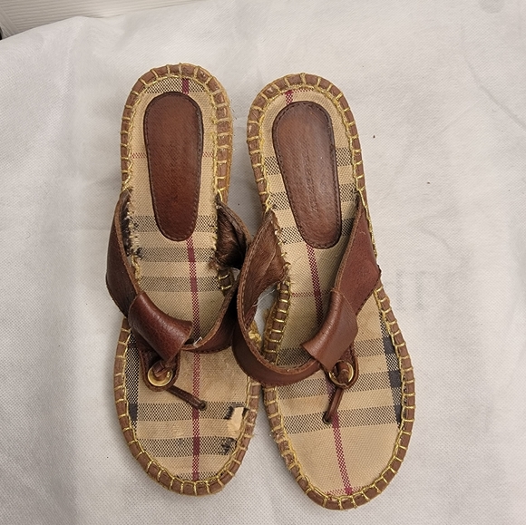 Women´s Burberry Nova Check Espadrille - Wedges - Picture 9 of 16